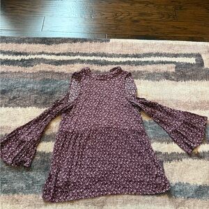 American Eagle Outfitters Open-shoulder Top in Burgundy Floral